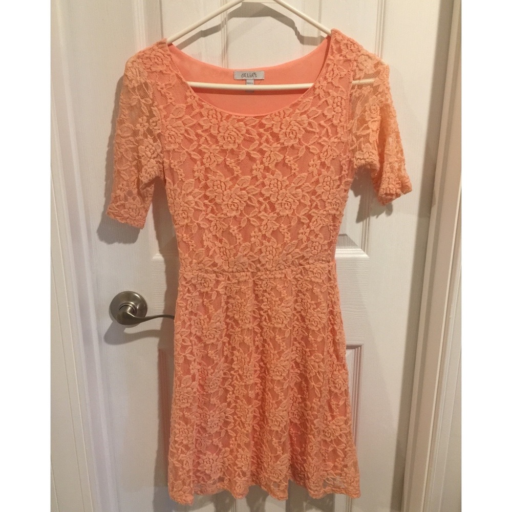 Pink Lace Dress
